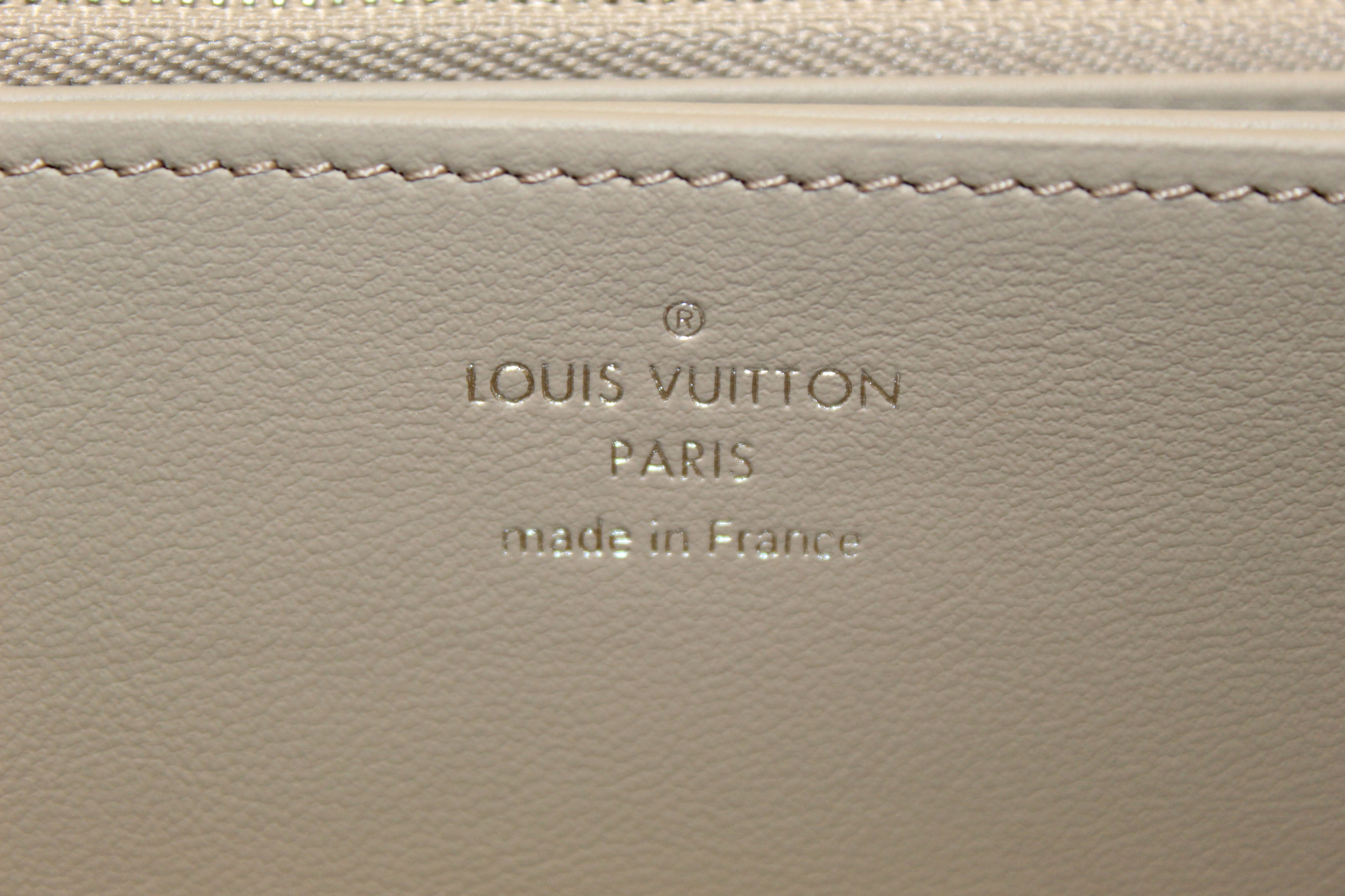 Authentic Louis Vuitton Galet Mahina Leather Zippy Wallet for Women | Luxury Designer Zip Around Wallet | Perfect for Everyday Use, Travel & Gift Giving