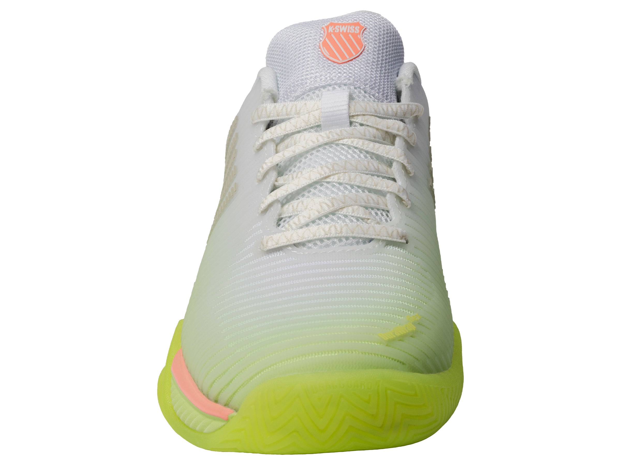Hypercourt Express 2 Lucky in Love Women's Tennis Shoes - White/Lemon Frost/Beige | Lightweight Cushioned Court Sneakers for Women | Perfect for Tennis, Gym Workouts & Casual Wear