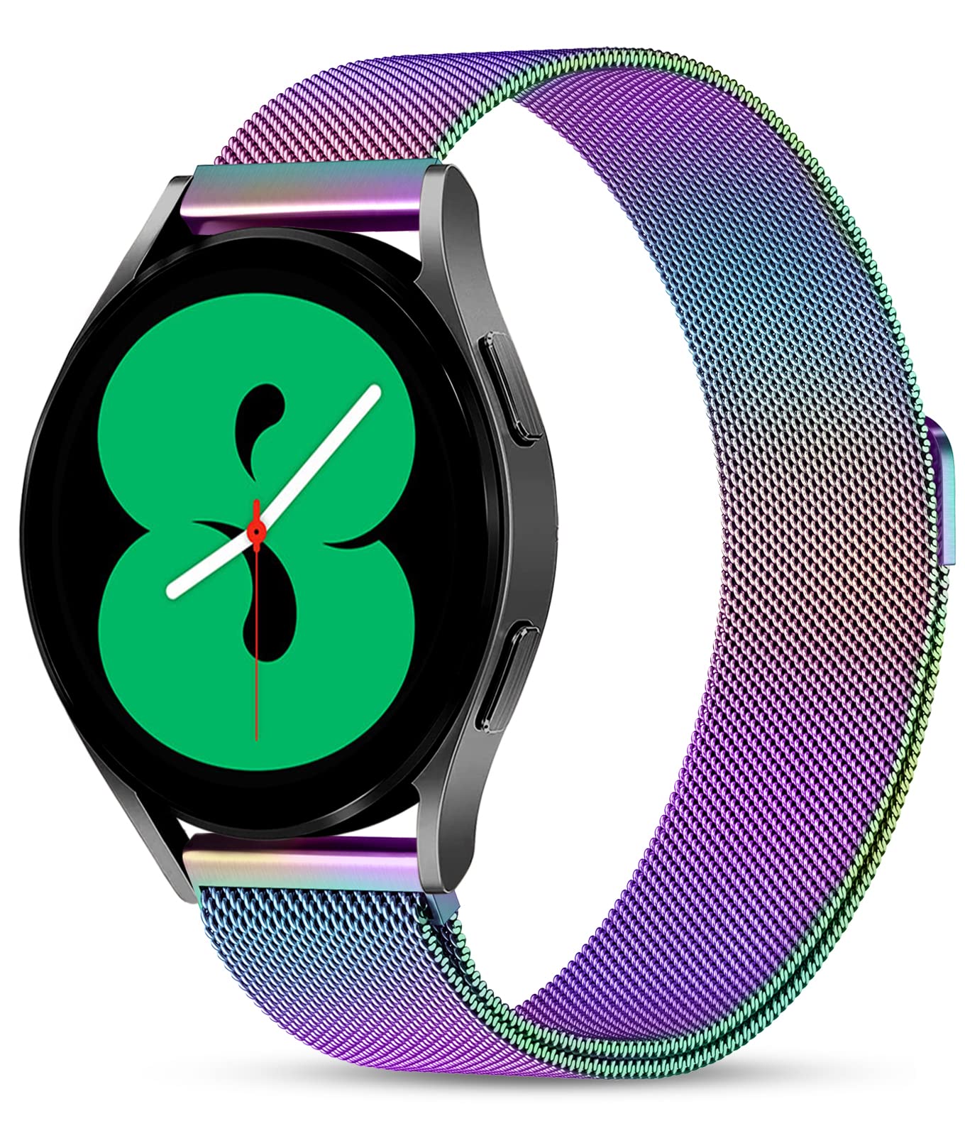 PIOWNN 20mm Metal Strap for Samsung Galaxy Watch 4/5/6 - Fashion & Durable for Workout & Daily Use