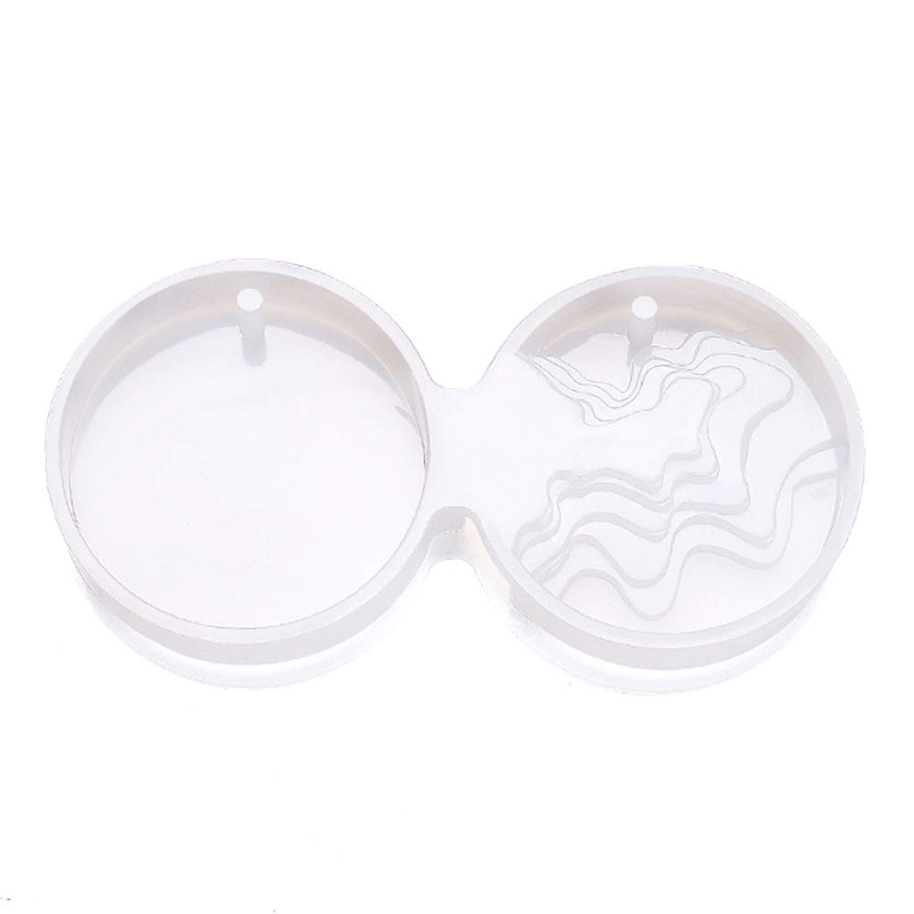 Ocean Island Pendant Silicone Molds for Jewelry Making - DIY Epoxy Resin Molds for Necklace Pendants & Resin Crafts - Perfect for Handmade Jewelry, Gifts, and Home Decor Projects