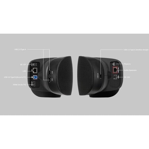 AVer VB350 4K Dual Lens PTZ Conference Camera with Auto Tracking - Perfect for Video Conferencing, Webinars & Remote Meetings