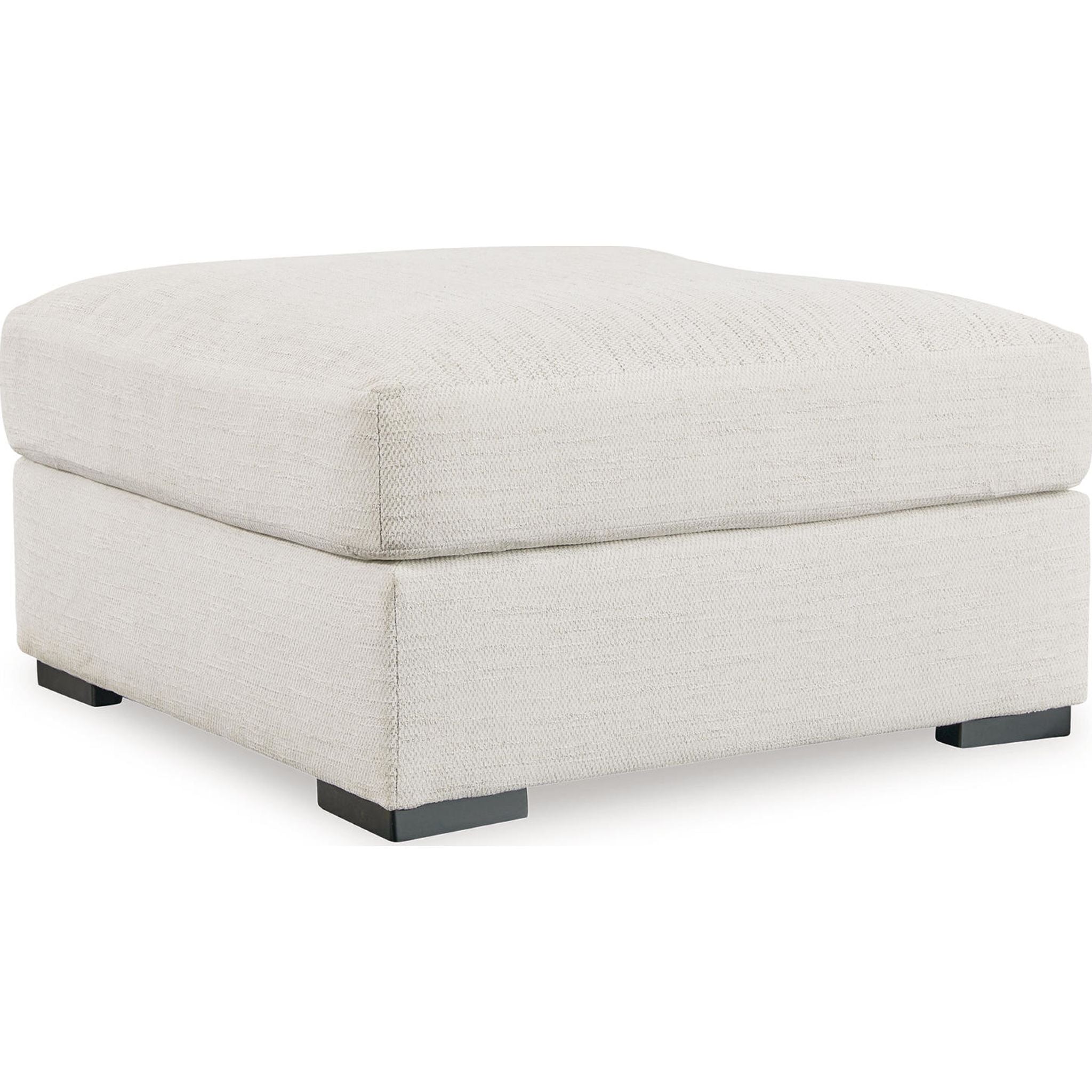 Luxury Oversized Accent Ottoman with Stone Finish - Perfect for Living Room, Bedroom & Home Decor