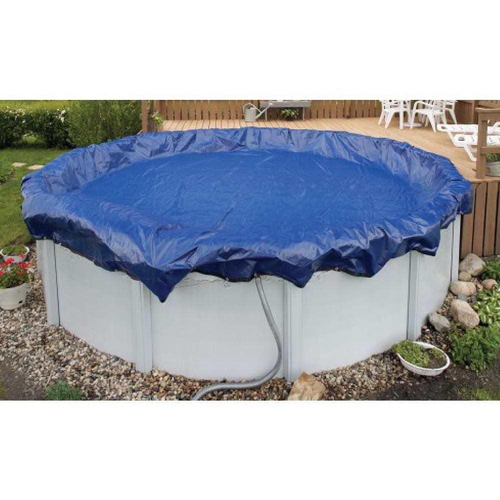 33' Round Above Ground Swimming Pool Winter Cover - Durable & Weatherproof with 15-Year Warranty - Perfect for Winter Protection & Pool Maintenance