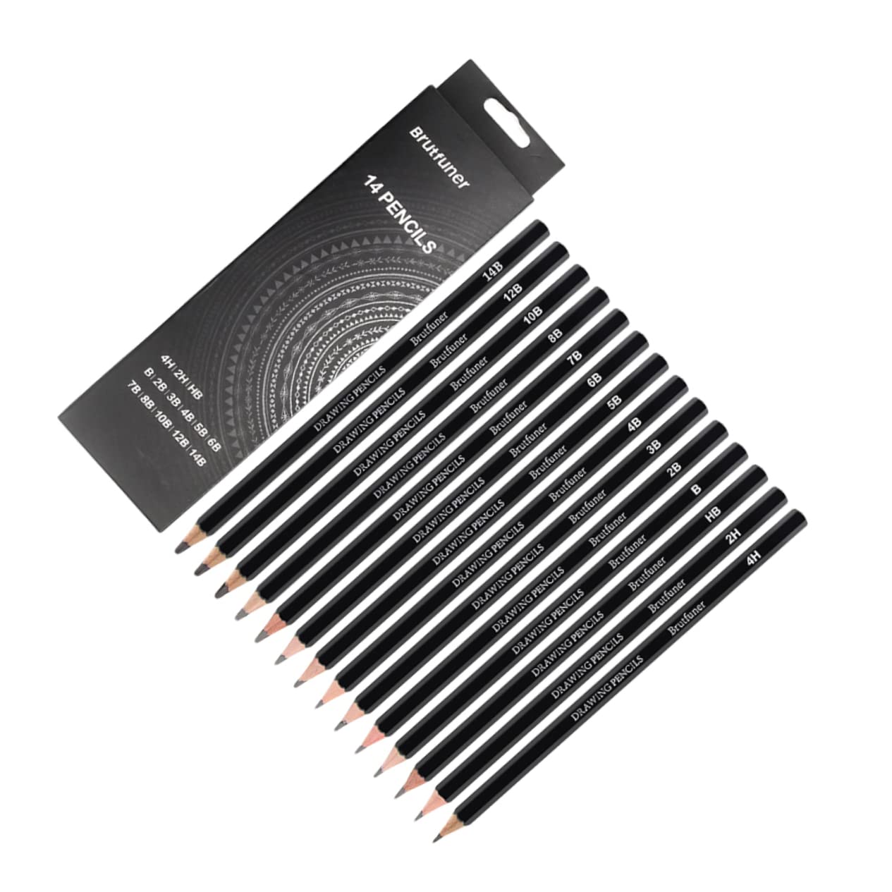 KALLORY 56 Pcs Professional Sketch Pencils Set - Artist Drawing Pencils with Graphite Shading Pencils for Sketching, Shading & Art Projects - Perfect for Beginners, Students & Professional Artists (Portable Art Supplies for Studio, Classroom & Outdoor Drawing)