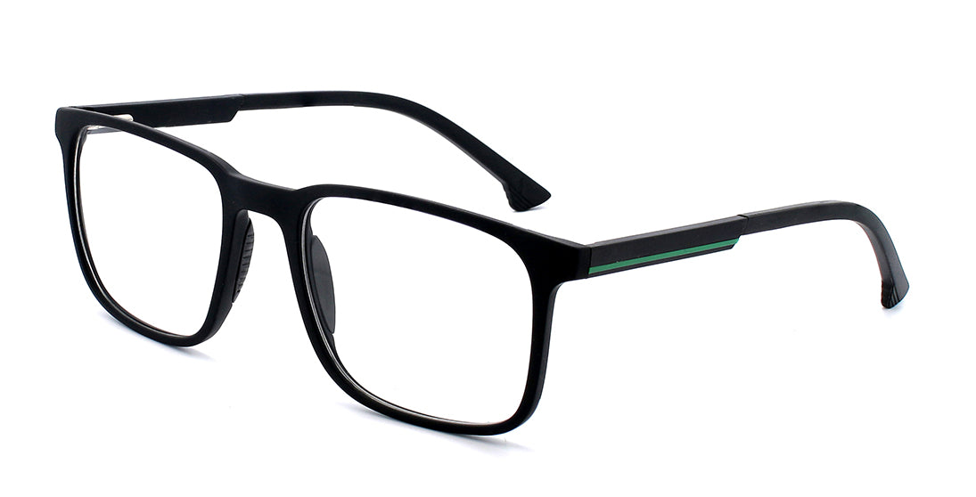 Suave Rectangle Reading Glasses FA04 05 - Lightweight Blue Light Blocking Computer Glasses for Men & Women - Perfect for Office Work, Reading, and Screen Time
