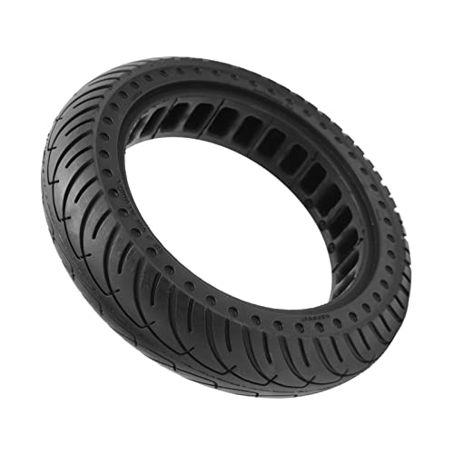 **Lightweight Rubber Electric Scooter Wheel - Double Tire, Skid-Resistant & Shock Absorption, Hollow Design - Perfect Replacement for Commuting & Urban Travel**