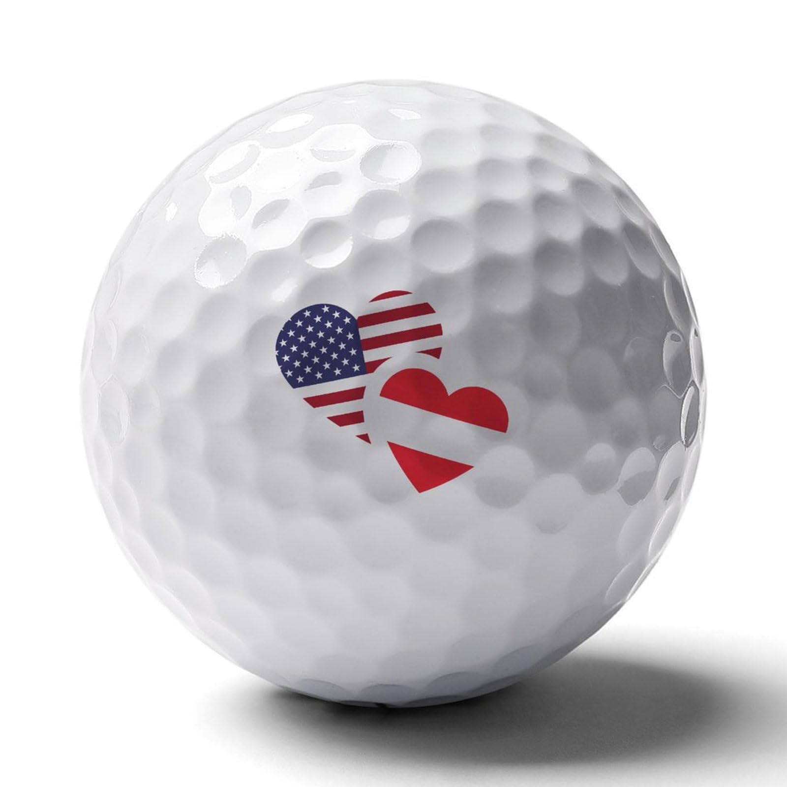 Custom US Flag Golf Balls - Premium Personalized Golf Equipment with Comfortable Feel for Men & Women - Perfect for Tournaments, Gifts, and Patriotic Golfers