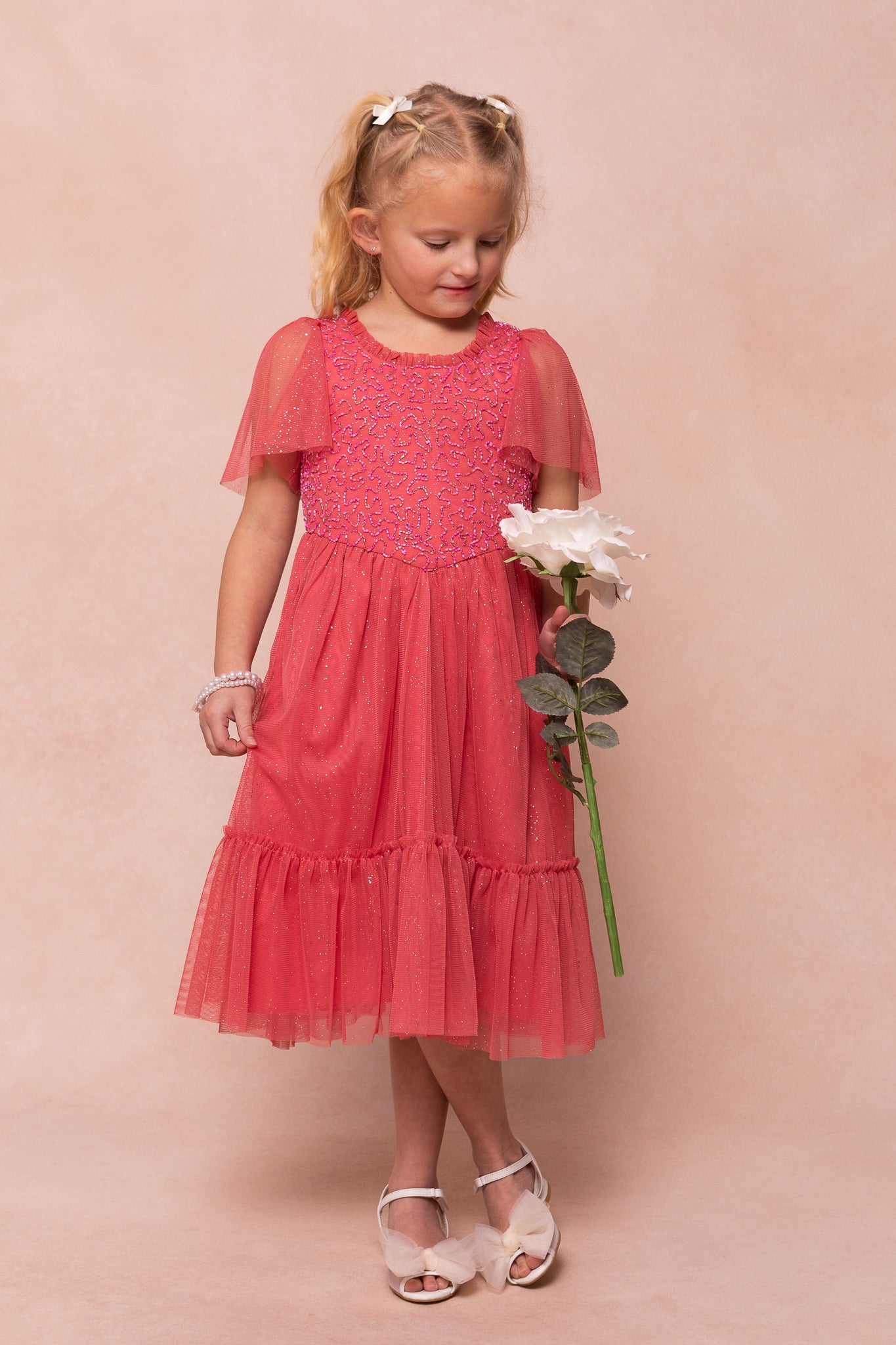 Mini Dulce Dress in Pink - Women's Floral Summer Dress for Beach & Party - FINAL SALE