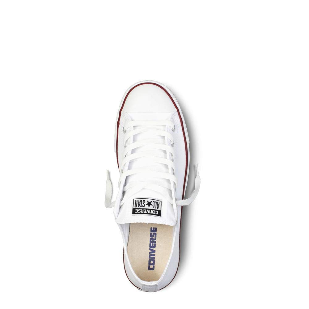 Converse Chuck Taylor All Star Low Top Unisex Sneakers - Classic Optical White - Size 7.5 Men / 9.5 Women - Casual Everyday Shoes for Men & Women - Perfect for Streetwear, Work & School