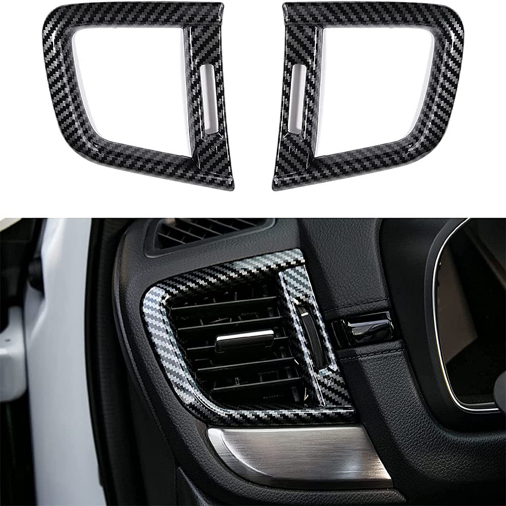 MACHSWON Black Car AC Vent Cover Decoration - Stylish Side Vent Sticker Trim for Honda Vehicles | Perfect for Customizing & Protecting Air Conditioning Outlets