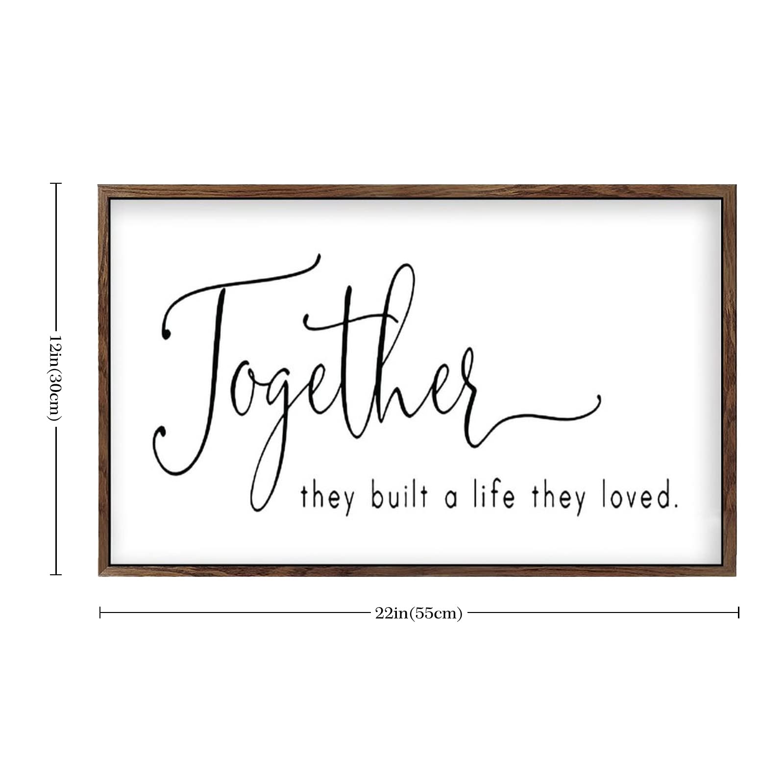 Together They Built A Life They Loved Sign - 12