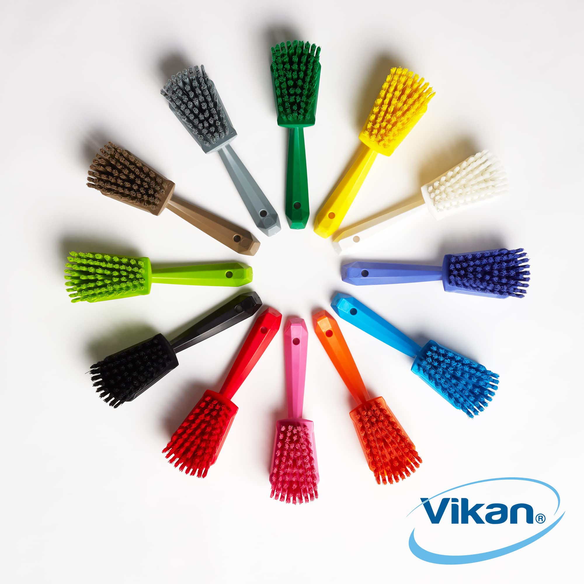 Vikan 41928 Stiff Bristle Cleaning Brush 10