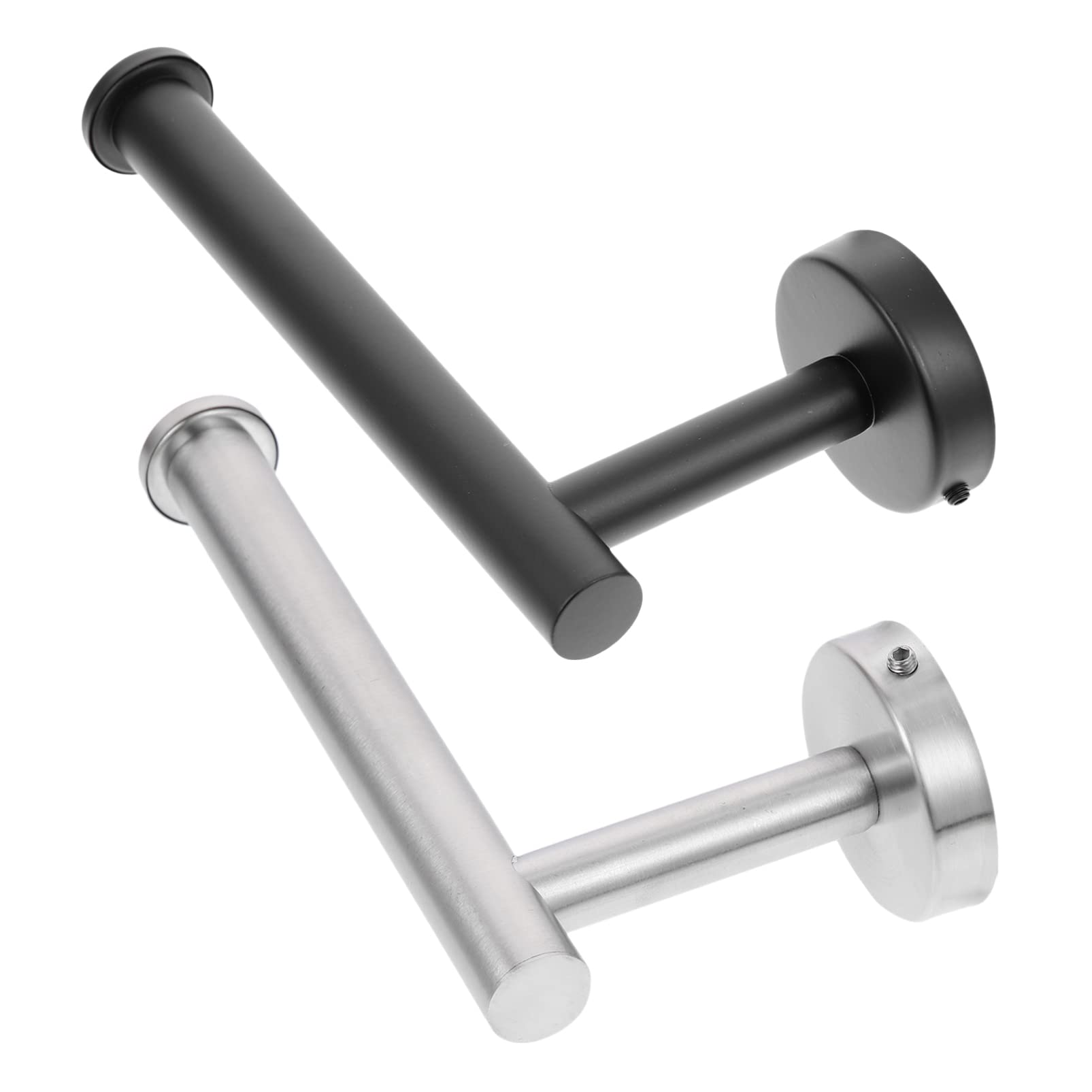 2-Pack Cabilock Wall-Mounted Towel Rack - No Drill Paper Towel Holder & Bath Towel Organizer for Kitchen, Bathroom & Laundry Room Storage