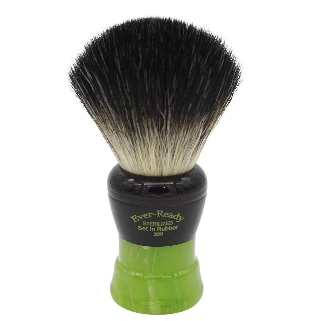 24mm Pure Bliss™ SHD x Black & Green Ever Ready 200 Shaving Brush - Heritage Collection for Wet Shaving & Grooming - Perfect for Barbershop & Home Use