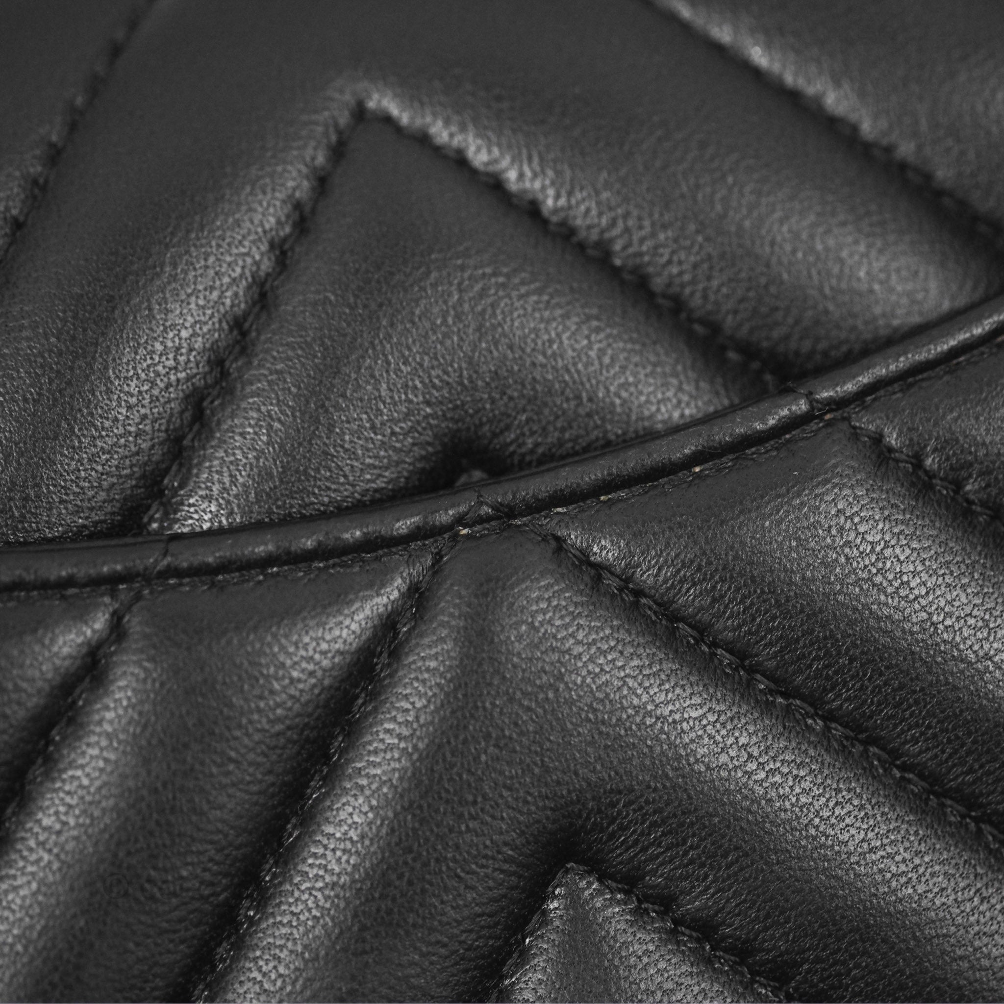 Chanel Chevron Mini Rectangular Flap Bag in Black Lambskin Leather with Gold Hardware - Luxury Crossbody Purse for Women, Perfect for Evening Events & Date Nights