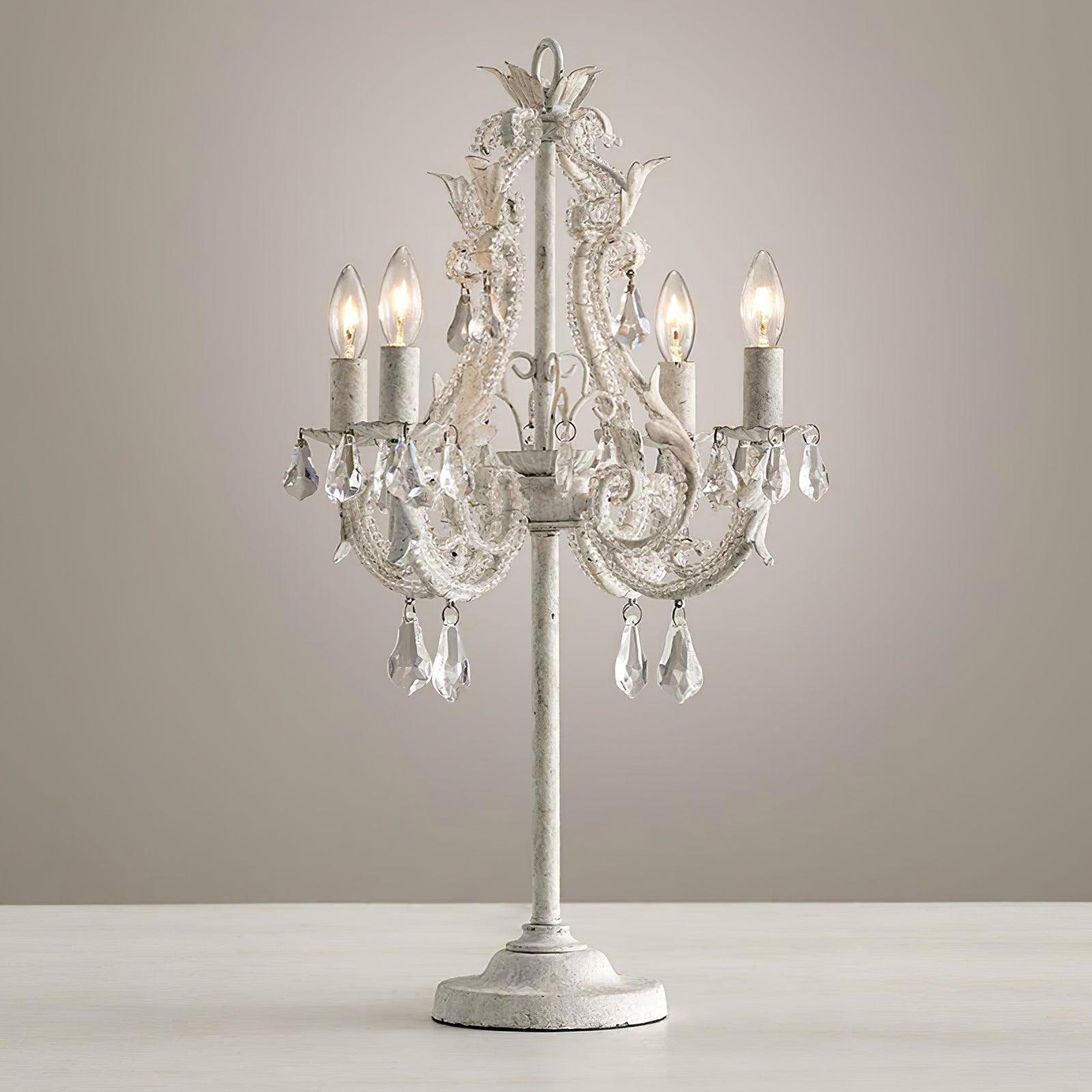 Elegant Candle Holder Table Lamp - Decorative Home Lighting for Dining Room, Bedroom, and Living Room - Perfect for Romantic Dinners, Relaxing Ambiance, and Cozy Evenings