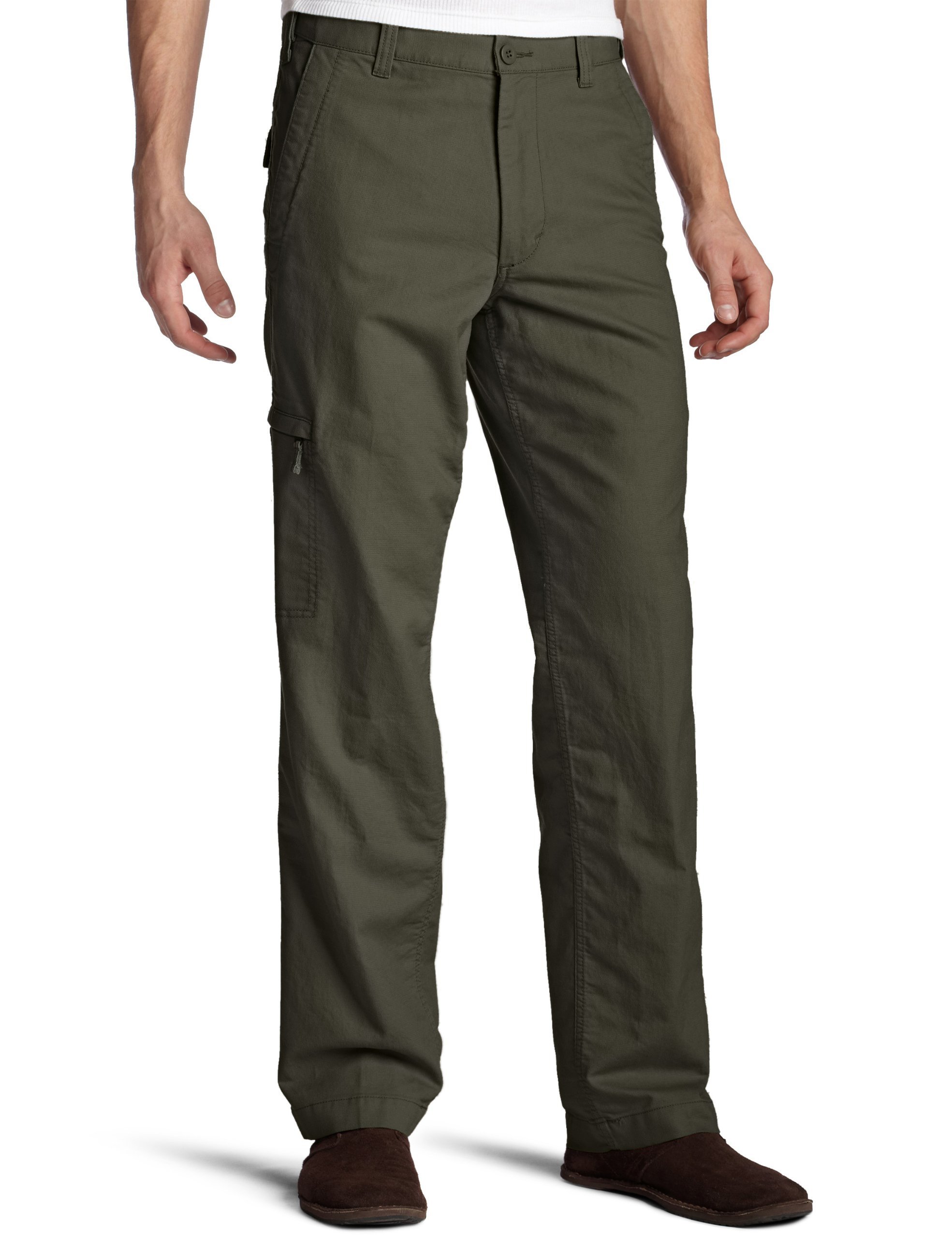 Dockers Men's Classic Fit Comfort Cargo Pants - Relaxed Fit Stretch Khaki Pants for Work, Travel & Outdoor Activities | Durable & Breathable Casual Pants for Men