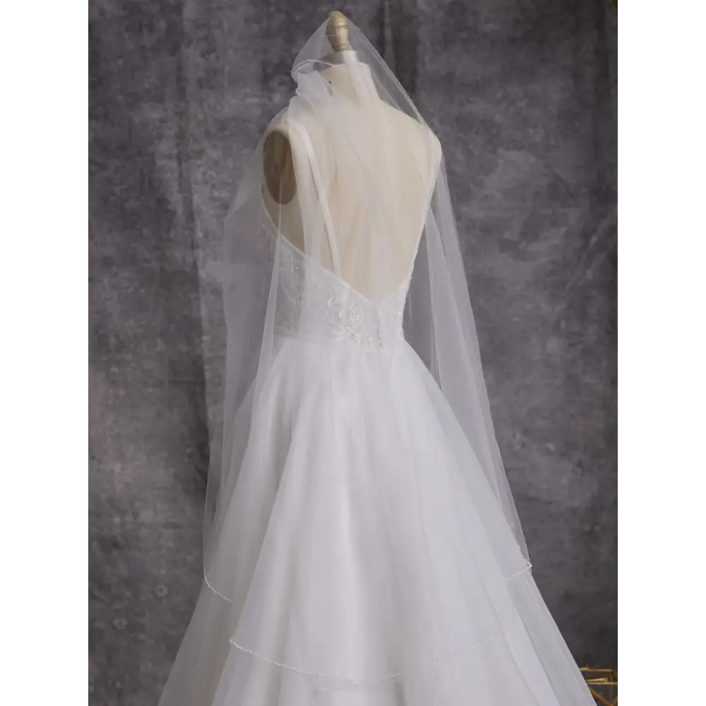 Rebecca Ingram Desia Veil - Elegant Wedding Veil for Brides | Perfect for Church Ceremonies, Outdoor Weddings & Formal Events