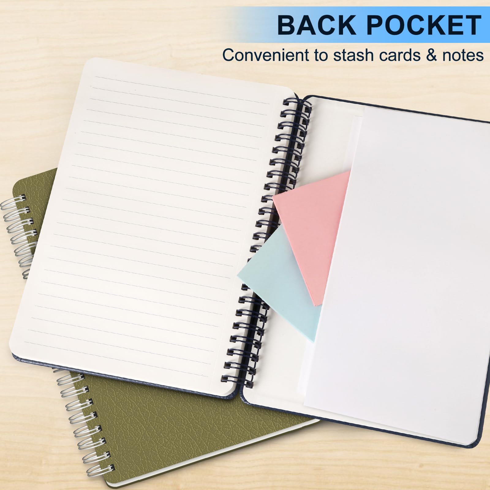 Premium A5 Lined Spiral Notebook - 5.7
