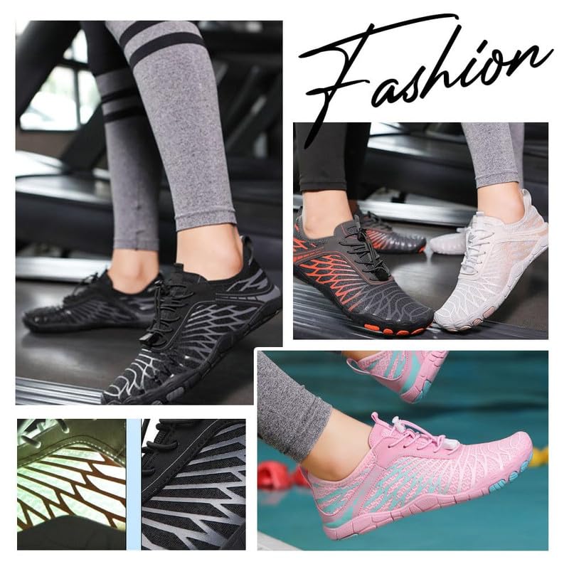 2024 New Barefoot Shoes for Women & Men - Breathable, Non-Slip Athletic Minimalist Footwear with Wide Toe Box - Perfect for Hiking, Running, Yoga & Water Sports