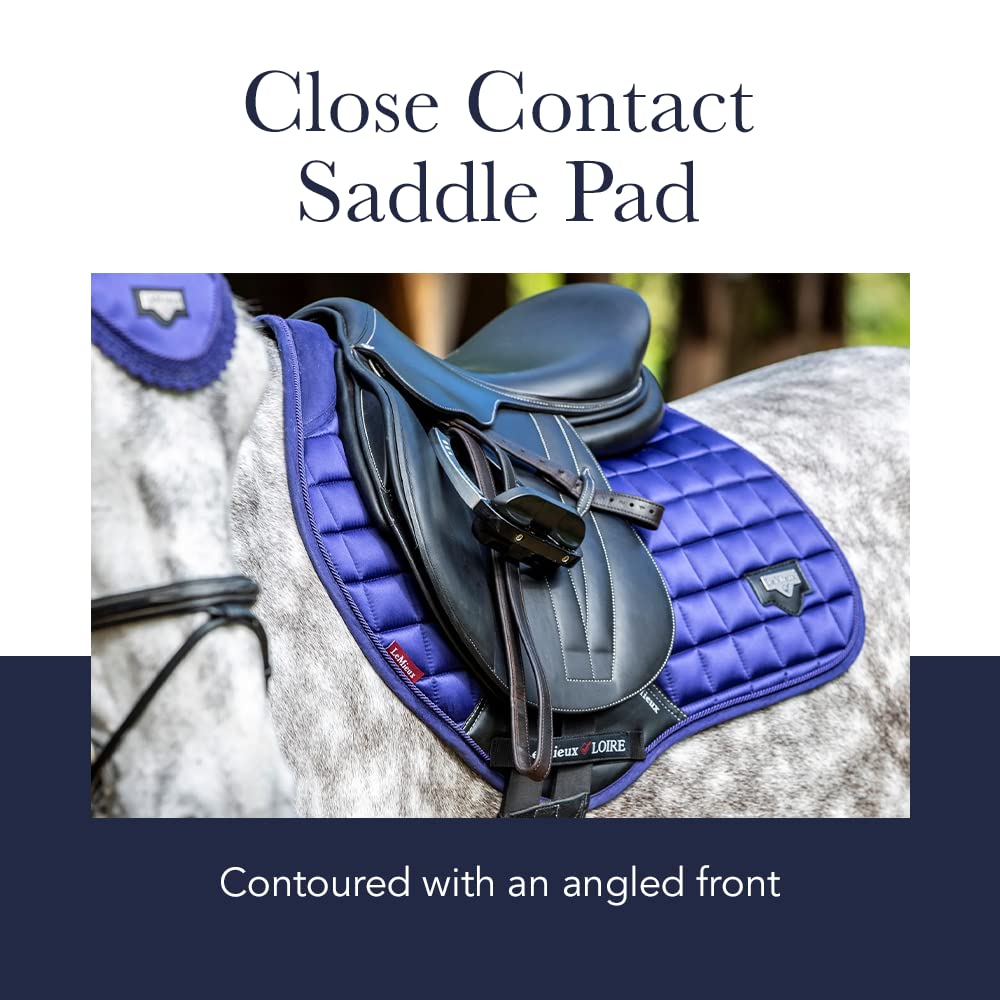 LeMieux Close Contact Saddle Pad for English Riding - Premium Horse Saddle Pads & Equestrian Equipment - Perfect for Dressage, Jumping & Trail Riding