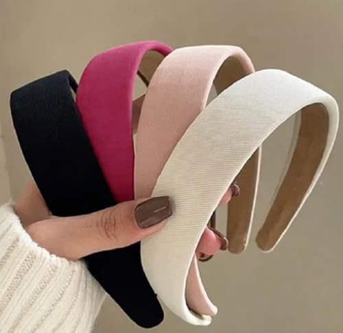 Black, white, light pink, hot pink