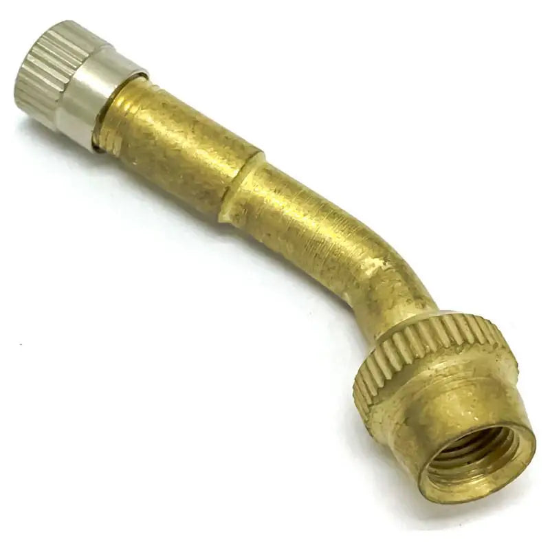 AA Brass Bent Truck Valve Extension (Each) - Heavy Duty Air Inflation Tool for Trucks, Trailers & RVs
