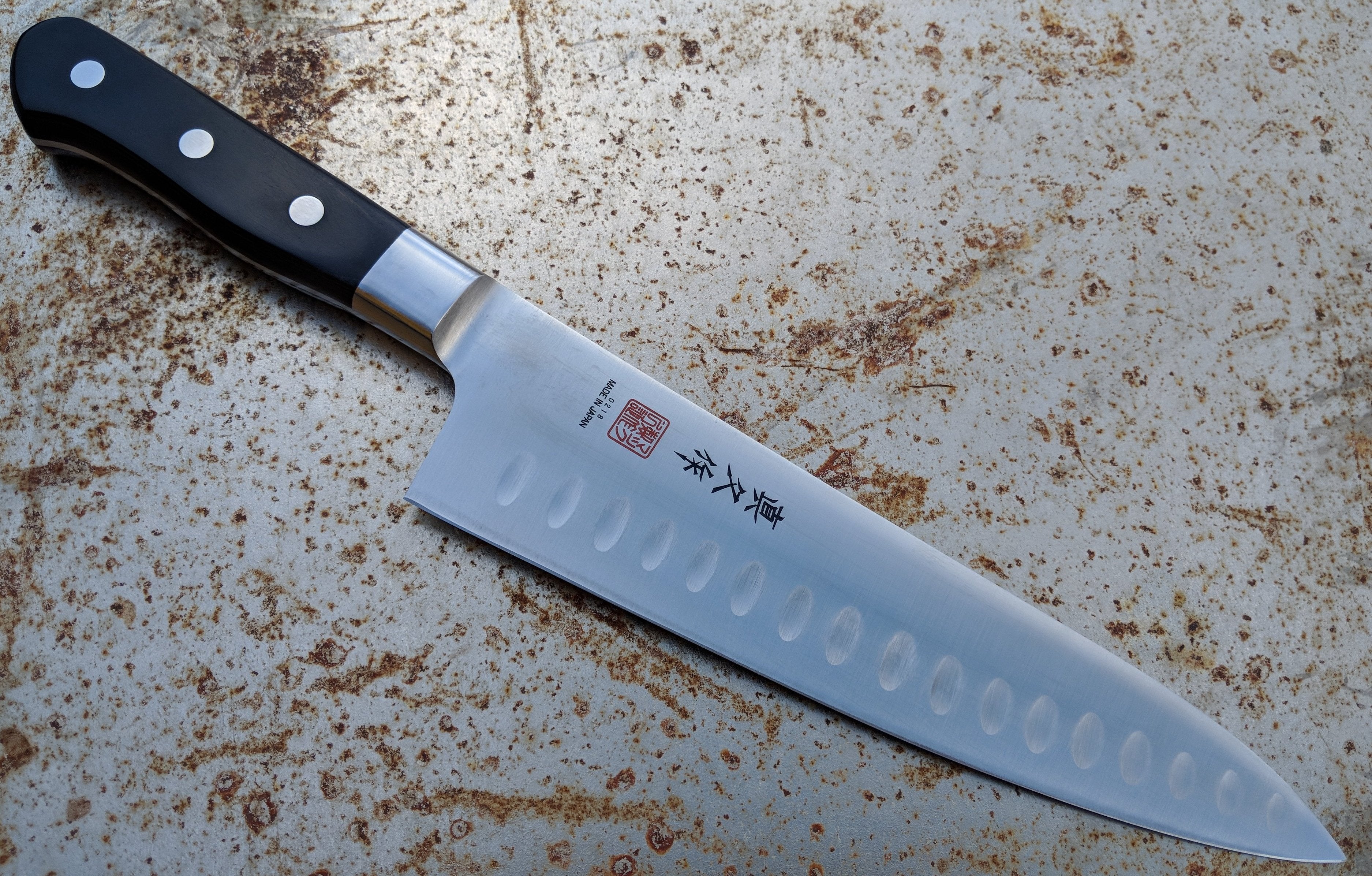 Refurbished MAC MTH-80 200mm Professional Chef Knife - High-Quality Japanese Stainless Steel Blade for Precision Slicing, Dicing & Chopping - Perfect for Home Kitchens & Professional Culinary Use