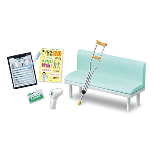 Miniature Doll Furniture Set - Petite Sample Dr Petit Clinic by Re-Ment | Perfect for Dollhouse Decor, Collectibles & DIY Miniature Scenes