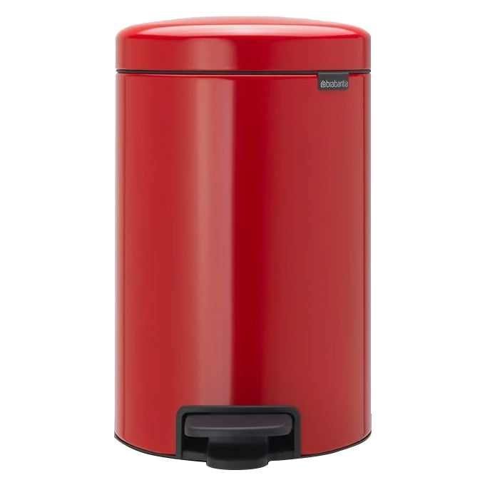 12L NEWICON Stainless Steel Step Trash Can - Touch-Free Pedal Bin for Kitchen, Bathroom & Office Waste Disposal