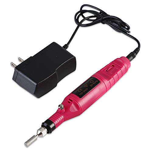 Professional Electric Nail Drill Kit for Manicure & Pedicure - Glass Nail Files, Acrylic Nail Grinder, Portable Salon Equipment for Thick Toenails - Perfect for Home Use, Nail Salons & DIY Nail Care