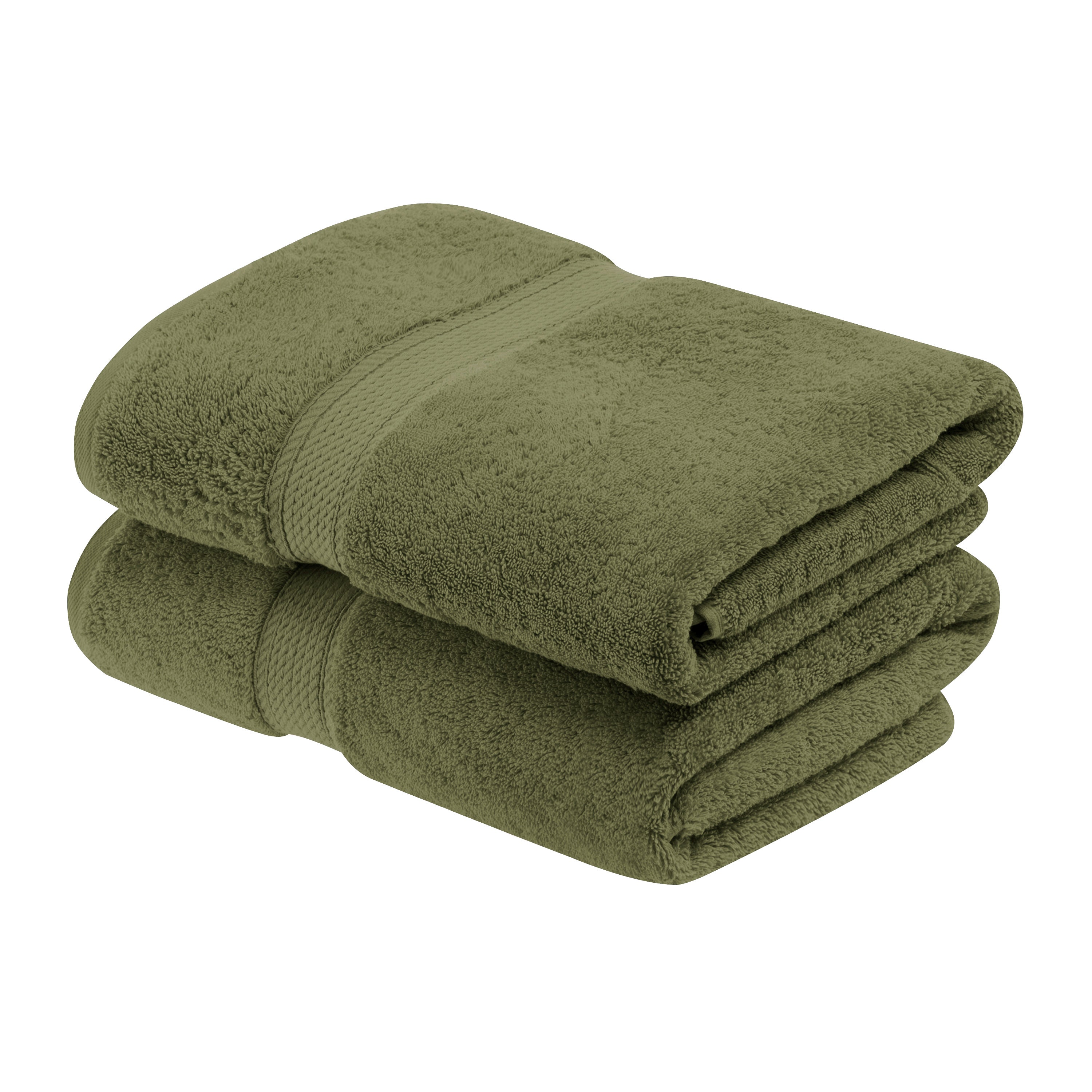 Premium Madison Egyptian Cotton Bath Towels - Ultra Soft & Absorbent Set of 2 for Spa, Bathroom & Luxury Home Use