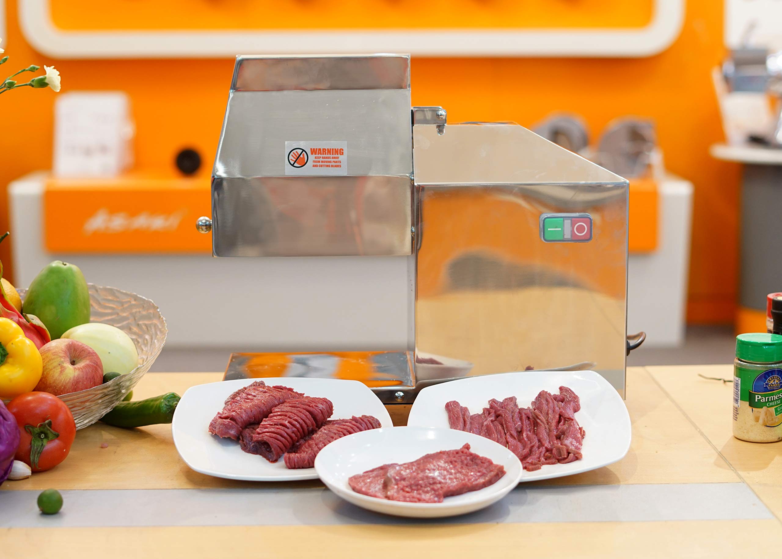 Commercial Electric Meat Tenderizer 350W - Heavy Duty 110V Meat Grinder with Stainless Steel Body - Perfect for Restaurants, Butcher Shops & Commercial Kitchens - Ideal for Grinding Beef, Pork & Poultry