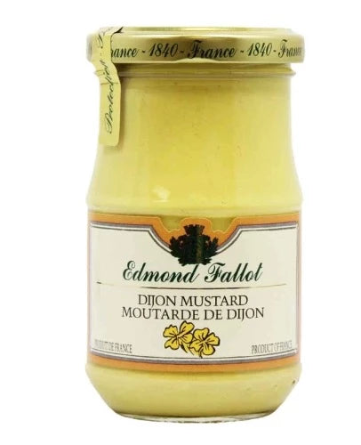 Edmond Fallot Dijon Mustard - Authentic French Mustard for Sandwiches, Salads & Cooking | Premium Gourmet Condiment