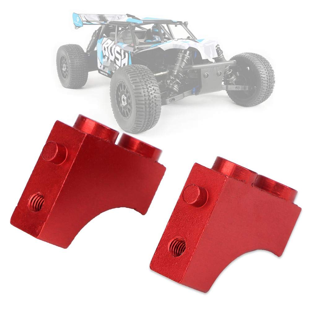 Dilwe 2PCS Servo Mount for RC Car - Compatible with VRX RH1043 RH1045 Upgrade Accessories (Red) | Durable Replacement Part for RC Car Racing and Off-Road Bashing