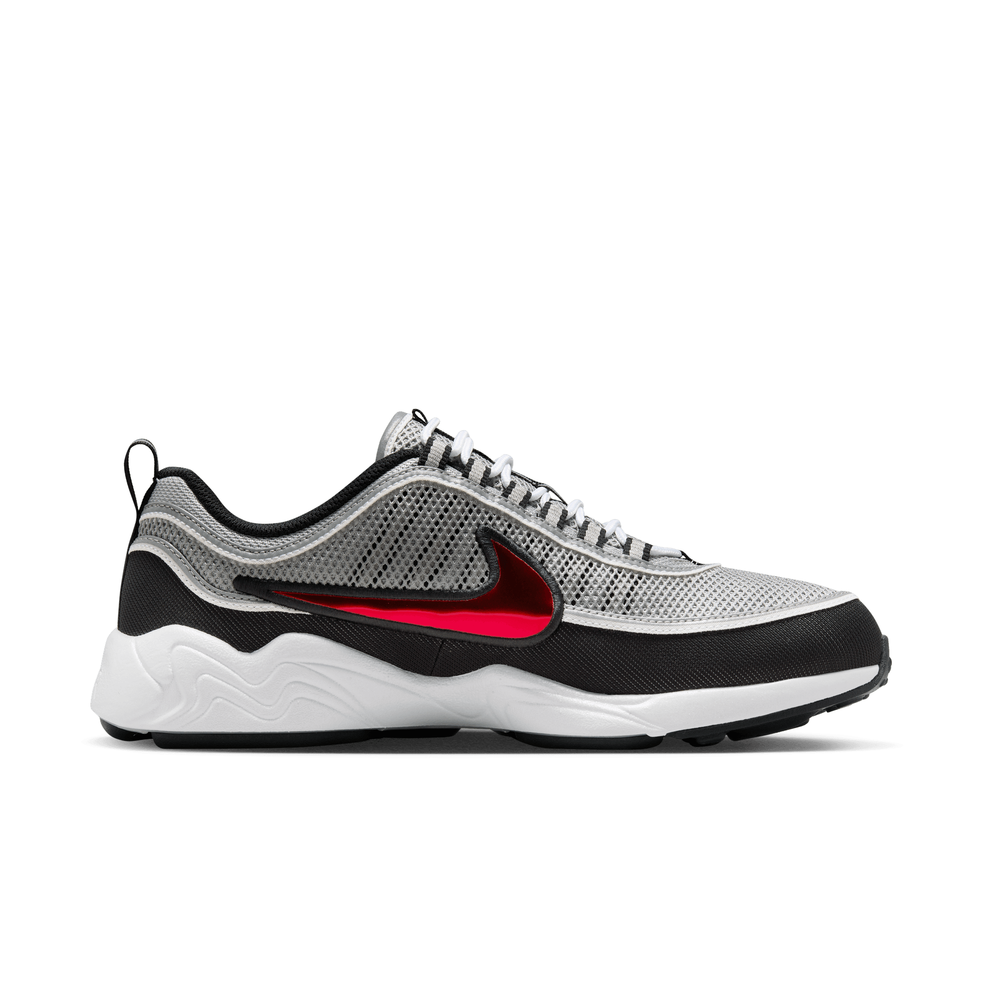 Nike Air Zoom Spiridon Sport Running Shoes - Men's Red Retro Sneakers for Jogging, Gym & Casual Wear