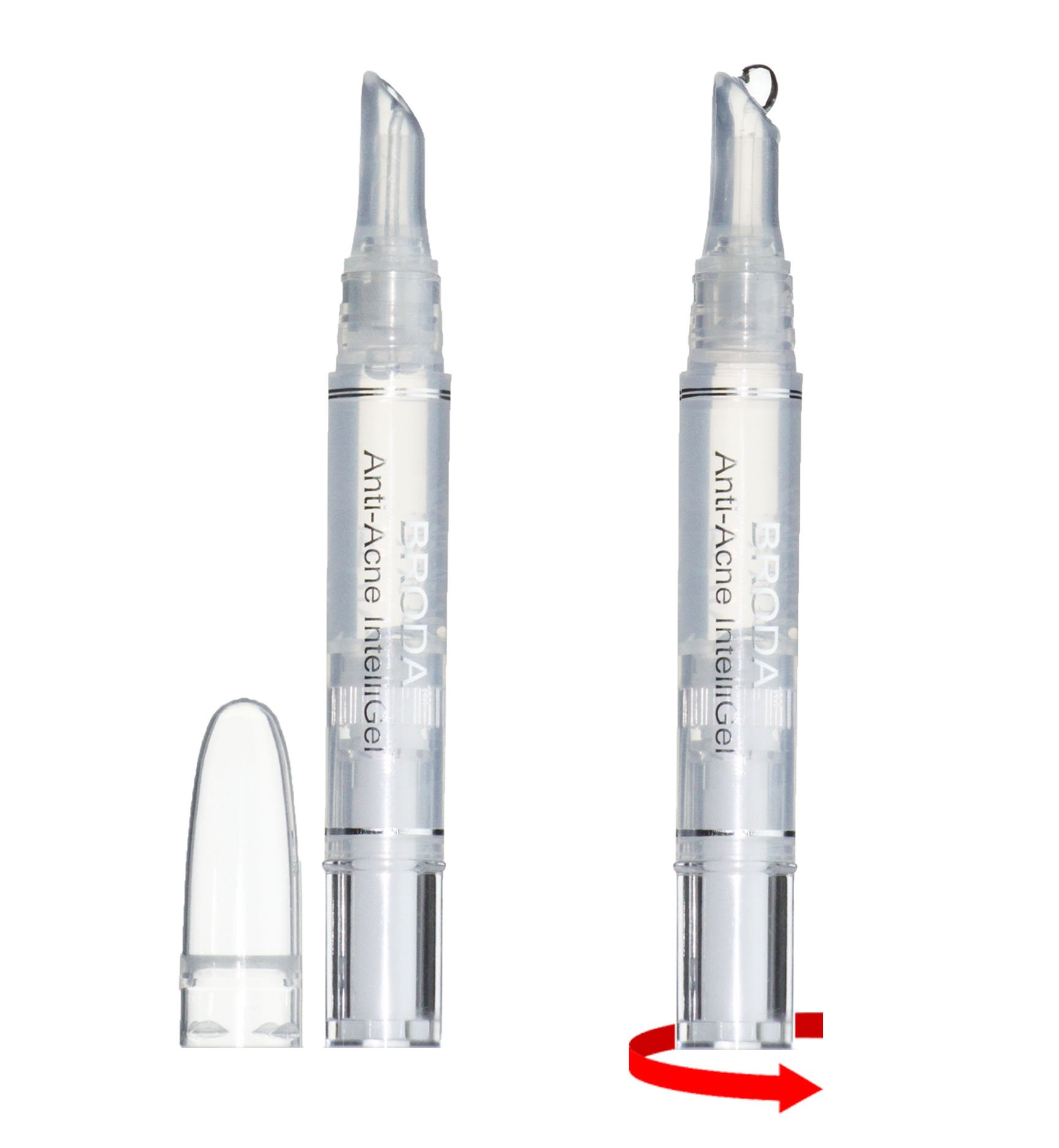 Broda Skincare Acne Spot Treatment Pen - Fast Acting Blemish Remover for Face & Body - Portable Acne Spot Corrector for Teens & Adults - Perfect for Travel, Gym & On-the-Go Use