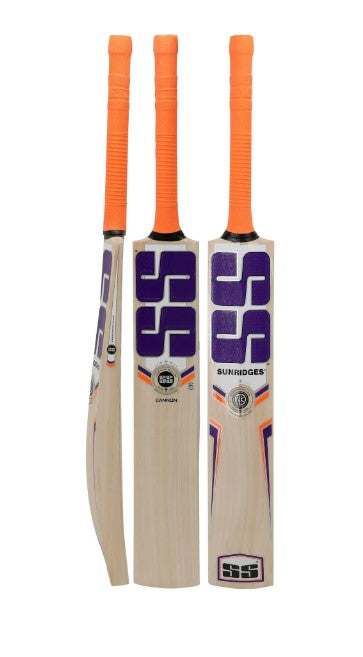 Premium SS Cannon Kashmir Willow Cricket Bat - Adult Size with Short Handle & Protective Cover | Perfect for Practice, Matches & Training Sessions