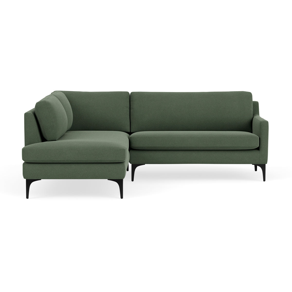 Astha Fabric Left Corner Sofa - Modern L-Shaped Sectional Couch for Living Room, Lounge & Small Spaces | Comfortable Home Furniture for Relaxing & Entertaining