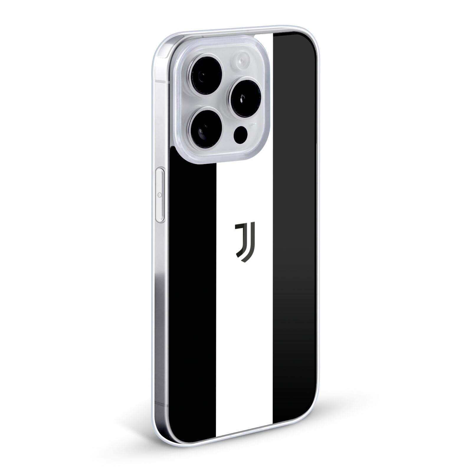 Officially Licensed Juventus Football Club iPhone X/Xs Case - Bold White Stripe Soft Gel Protective Cover for Apple iPhone X & XS | Perfect for Soccer Fans, Game Days & Everyday Use