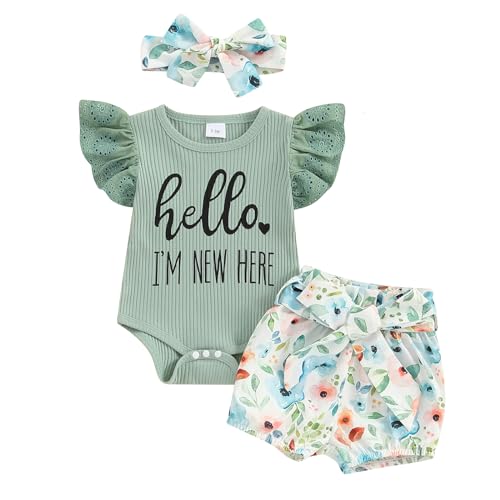 Hello I'm New Here Frill Green