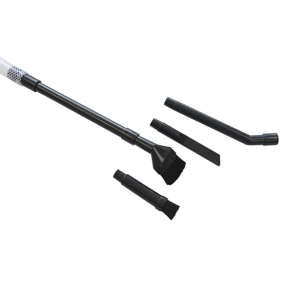 EZ SPARES Micro Cleaning Kit - 7PCS Universal Vacuum Cleaner Attachments for Keyboard, Crevice & Electronics Cleaning | Dust Removal Tools for Home, Office & Car Interior Maintenance