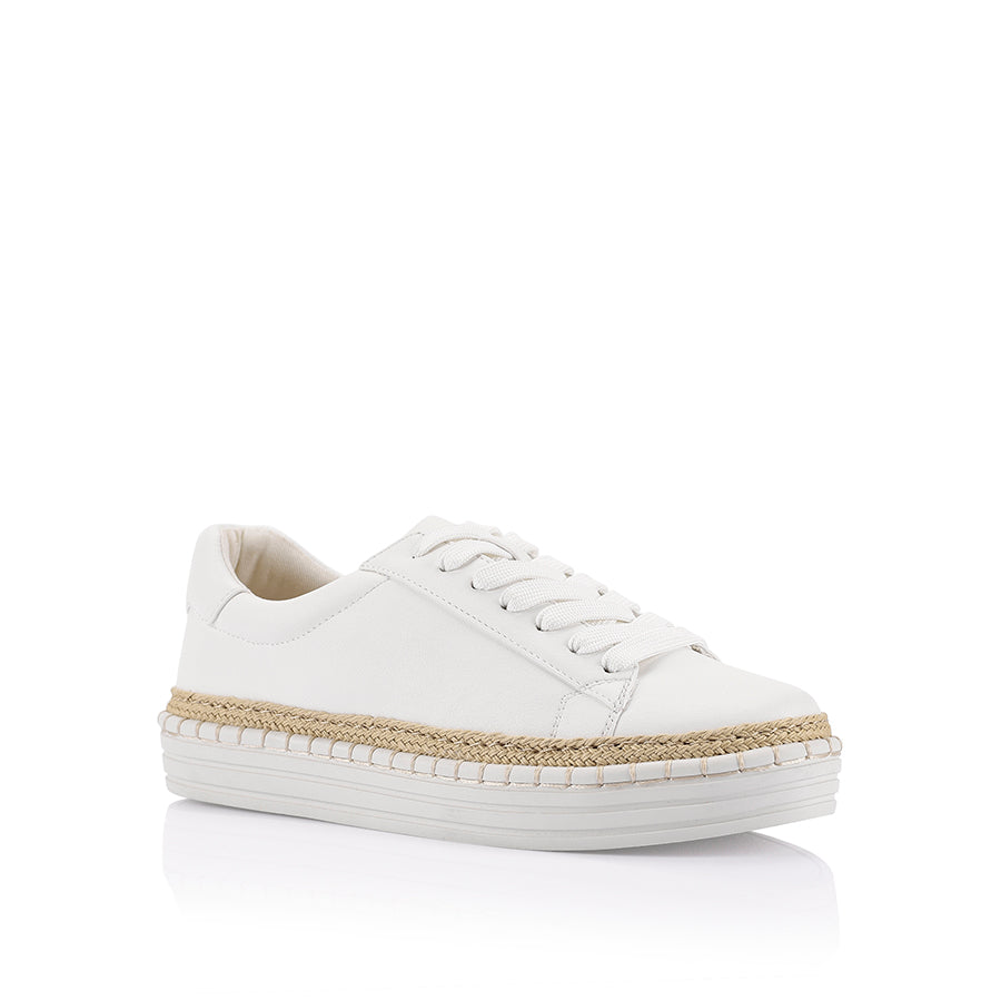 Quay Flatform Sneakers for Women - White Chunky Platform Sneakers | Comfortable & Stylish Walking Shoes for Casual Outfits, Work & Travel