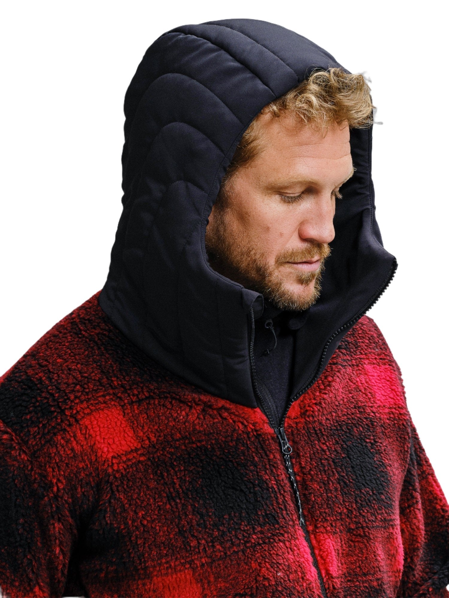 Check Hooded Jacket for Men & Women - Stylish Plaid Winter Coat with Warm Fleece Lining | Perfect for Outdoor Activities, Hiking & Casual Wear