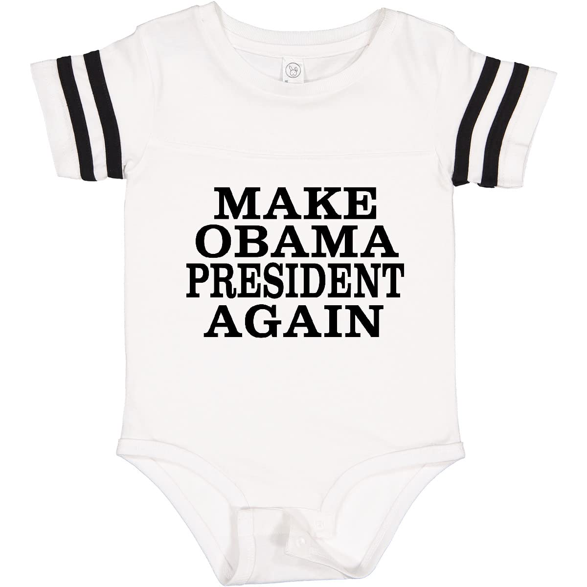 Inktastic Make Obama President Again Baby Bodysuit - Cute Political Onesie for Infants & Toddlers - Perfect for Campaign Events, Family Photos & Political Supporters
