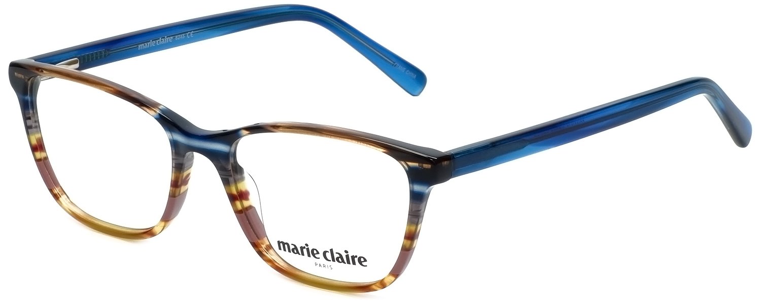 Stylish Designer Reading Glasses MC6245-IST | Indigo Stripe Pattern | 52mm Lens Width | Perfect for Reading, Computer Work & Fashion Accessories