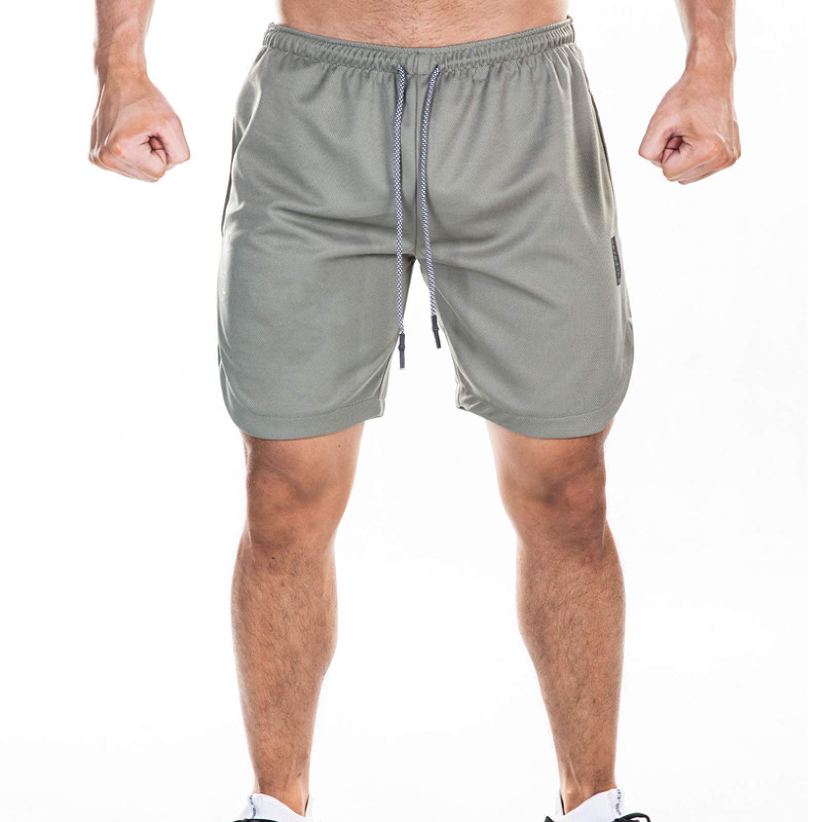 **Katenyl Men's Quick-Dry Multi-Pocket Sports Shorts - Lightweight Running Training Gym Workout Shorts for Fitness & Outdoor Activities**    **使用场景:** Perfect for running, gym workouts, hiking, travel, and casual wear.