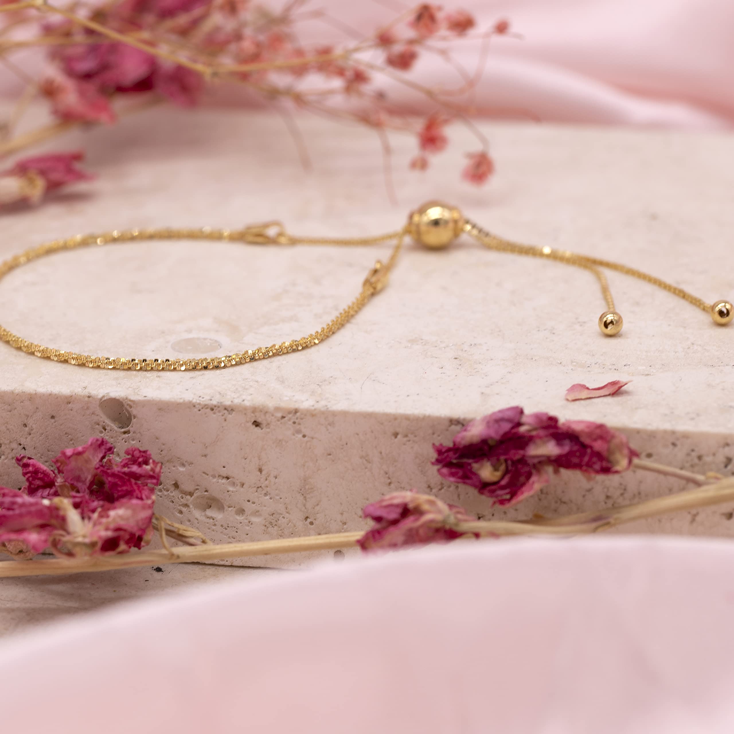 Carissima 9ct Gold Adjustable Tocalle Chain Bracelet - 23cm/9 Inch Maximum Length - Elegant Jewelry for Women, Perfect for Parties, Weddings & Everyday Wear