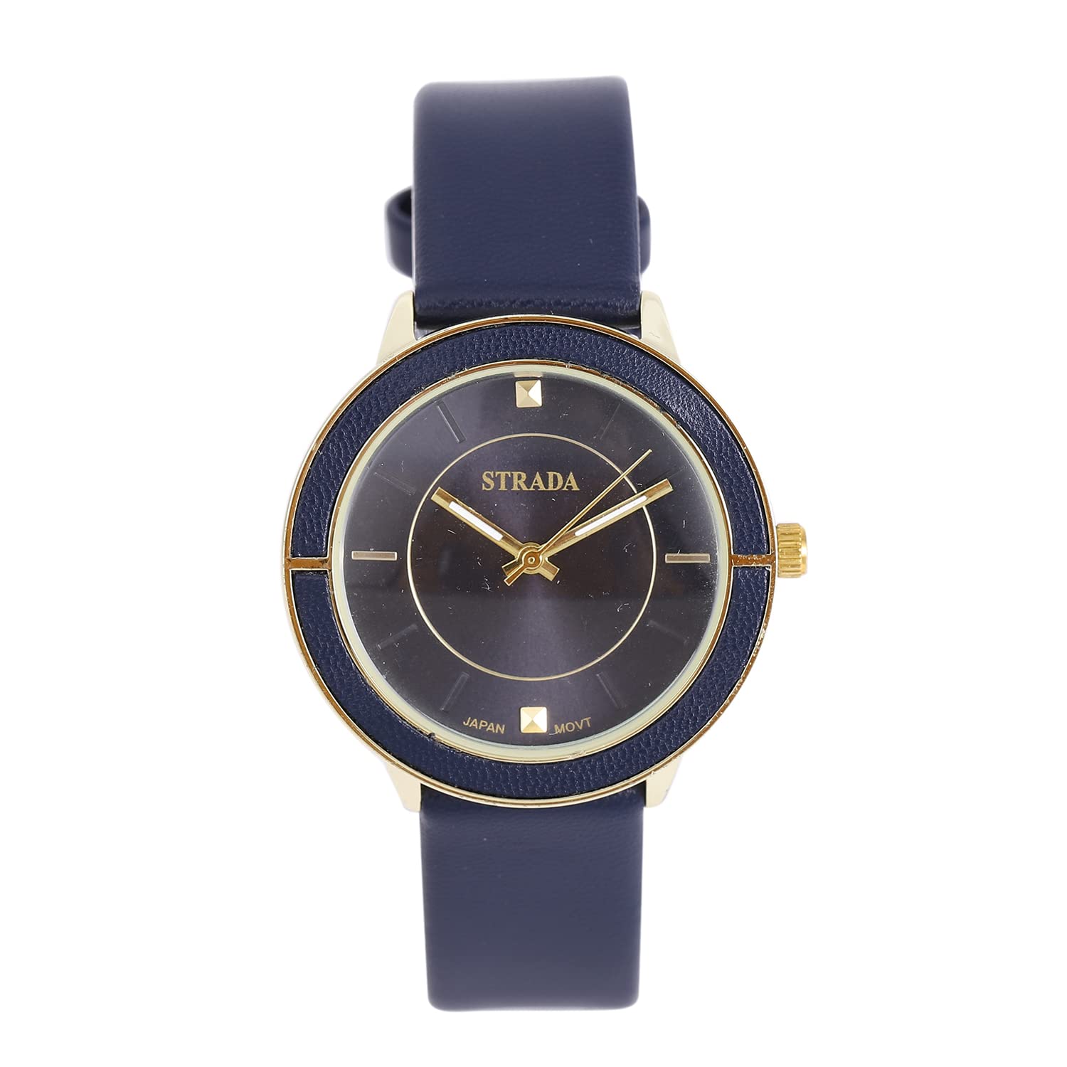 Shop LC Strada Japanese Automatic Movement Water-Resistant Watch with Genuine Leather Band - Perfect for Casual, Business & Outdoor Activities