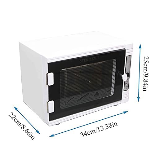 12L UV Sterilizer for Nail Tools & Towels - Multi-Purpose Disinfection Cabinet for Nail Salon, Spa & Home Use | Kills Germs on Nail Art Equipment, Hair Salon Tools & Household Items